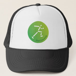 Trail Running design Trucker Hat
