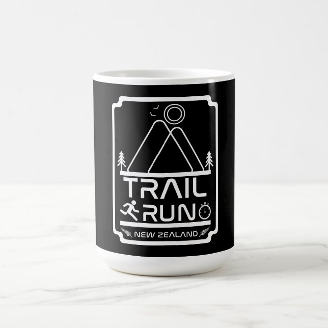 Trail Running New Zealand Coffee Mug (Center)