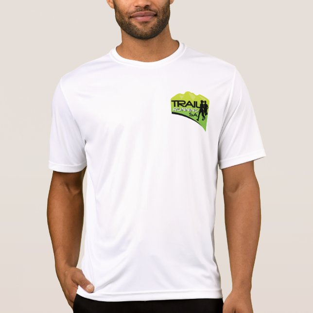 Trail Running SA Men's performance T-Shirt (Front)