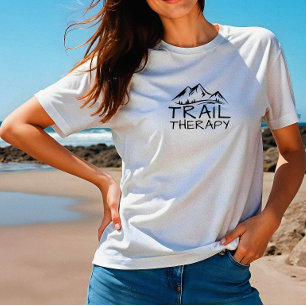 Trail Therapy Minimalist Mountain Hiking Tri-Blend Shirt