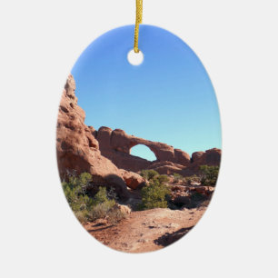 Trail to Skyline Arch Ceramic Tree Decoration