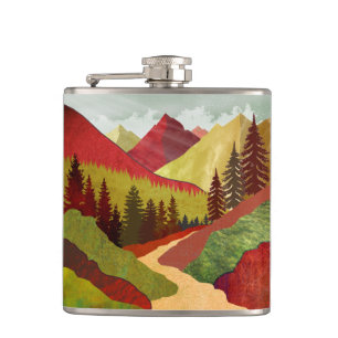 Trail To The Sky Hip Flask