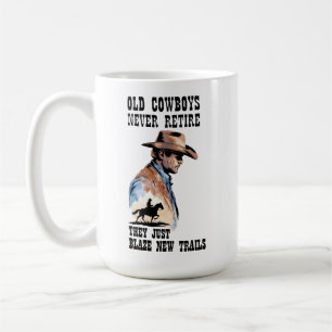 Trailblazer Cowboy Western Retirement Coffee Mug