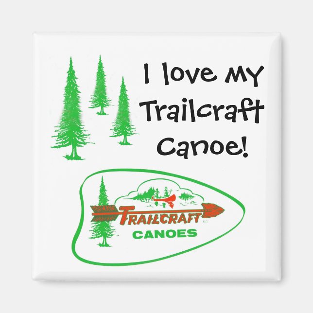 Trailcraft Canoe Magnet (Front)