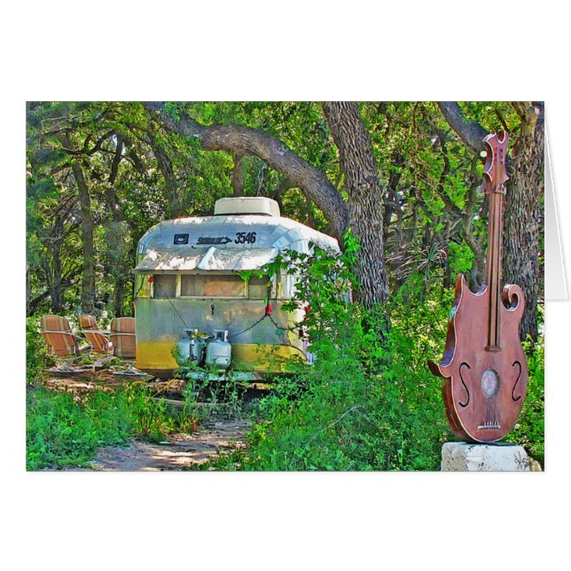Trailer and Art at Sol'Stice, Dripping Springs, TX (Front Horizontal)
