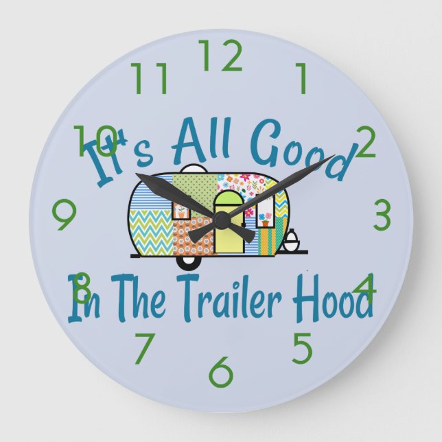 Trailer Hood Camper Clocks (Front)