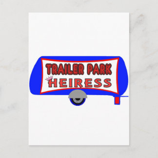 Trailer Park Heiress Postcard