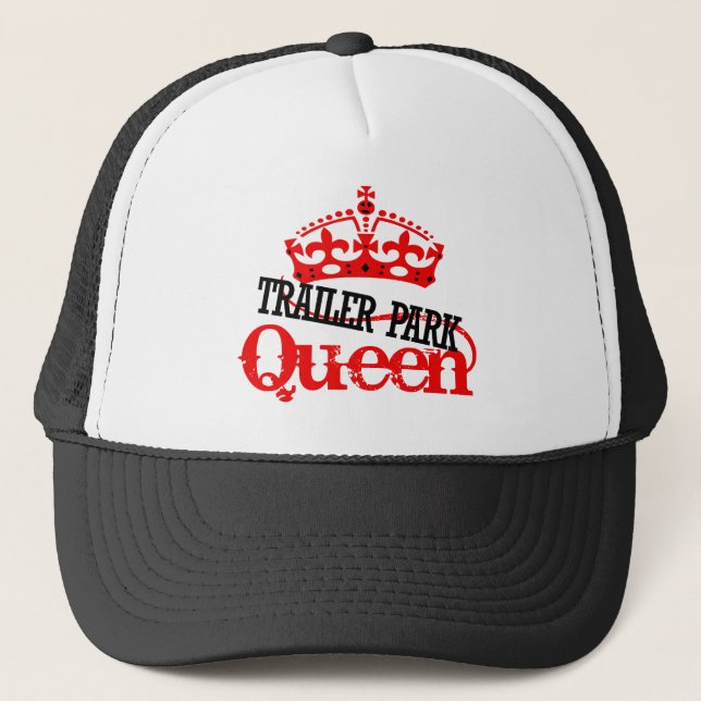 Trailer Park QUEEN Trucker Hat (Front)