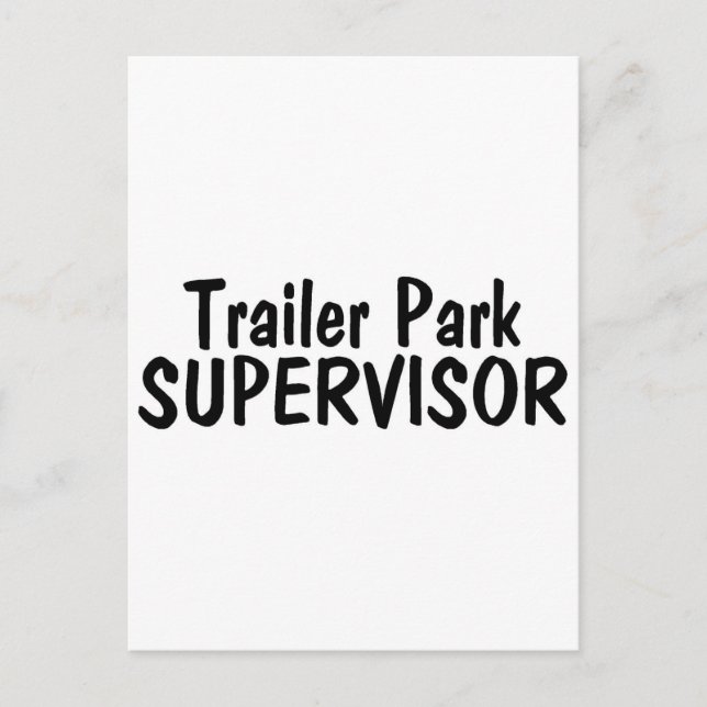 Trailer Park Supervisor Postcard (Front)