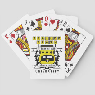 TRAILER TRASH UNIVERSITY PLAYING CARDS