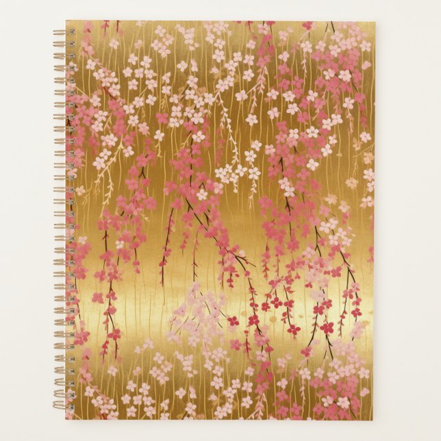 Trailing Sakura Chiyogami Planner (Front)
