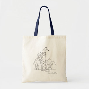 Trailpaca Trail Blazing Blue Handle Tote Bag