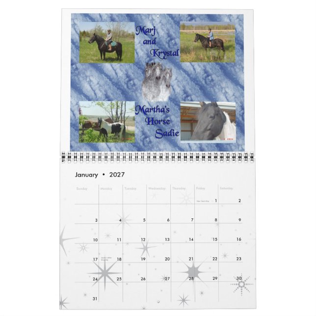 Trailrider Project Calendar (Jan 2027)