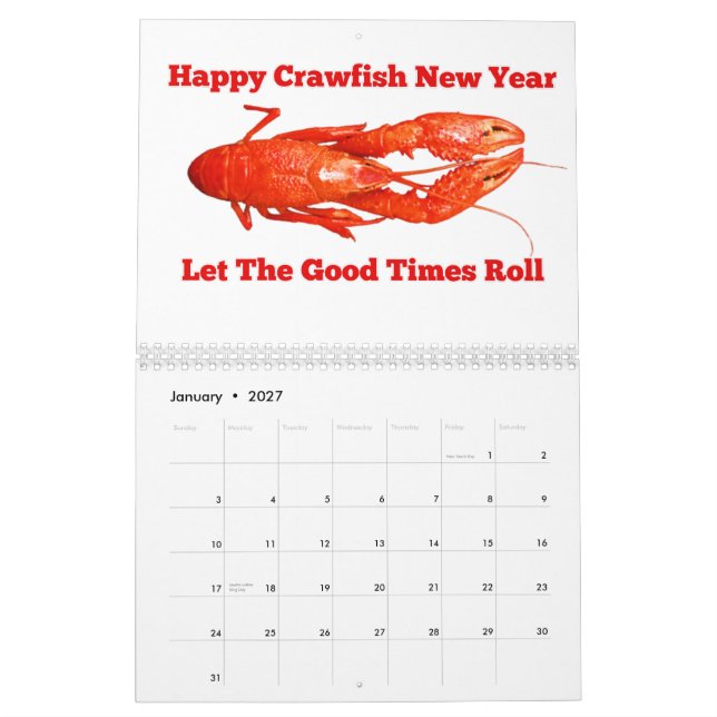 Trails I Travel Calendar (Jan 2027)