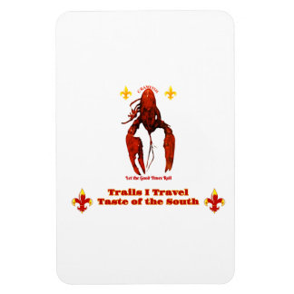 Trails I Travel Crawfish Magnet