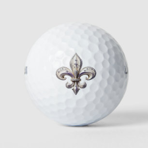 Trails I Travel Fleur De Lis Design Golf Balls