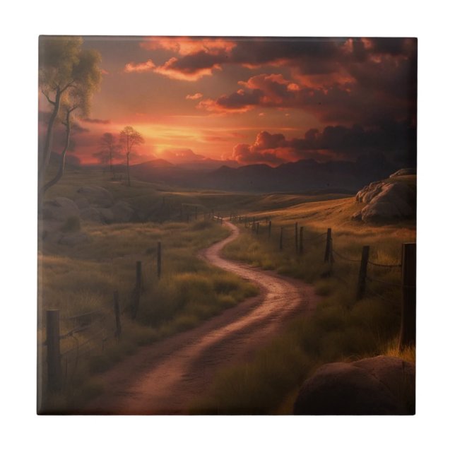 Trails I Travel  Tile (Front)
