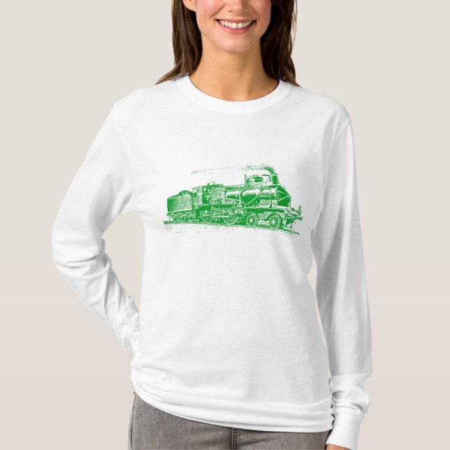 Train 03 - Grass Green T-Shirt (Front)