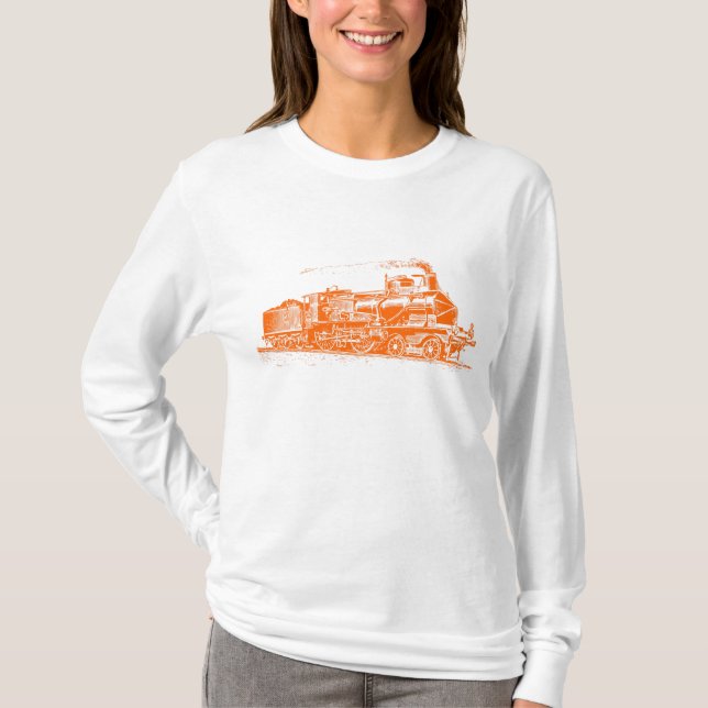 Train 03 - Orange T-Shirt (Front)