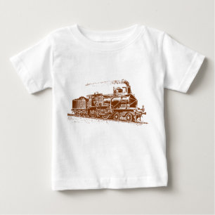 Train 03 - Walnut Brown Baby T-Shirt