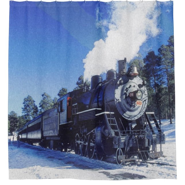 Train 3 shower curtain (Front)