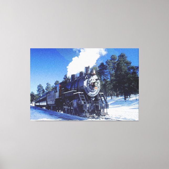 Train 3 Wrapped Canvas (Front)