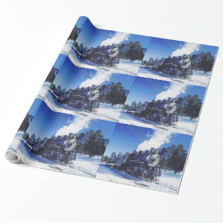 Train 3 wrapping paper