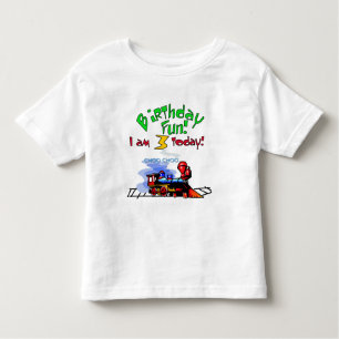 Train 3rd Birthday Tshirts and Gifts