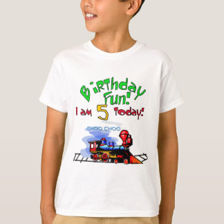 Train 5th Birthday Tshirts and Gifts