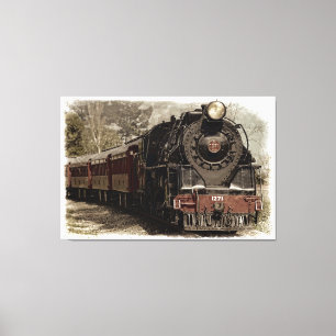 Train 6 Wrapped Canvas