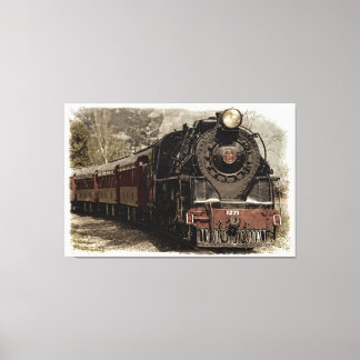 Train 6 Wrapped Canvas