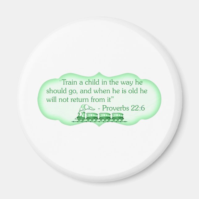 Train a Child Magnet (Front)