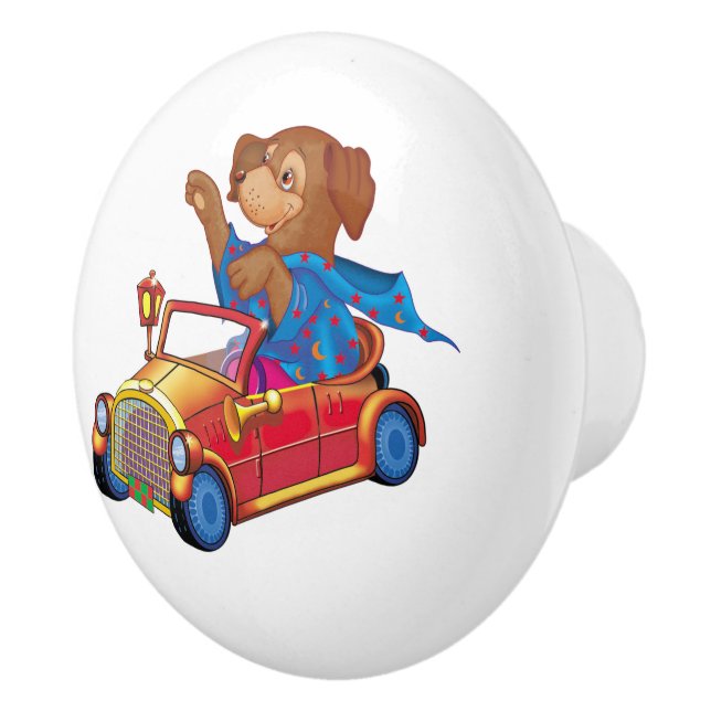 train and car ceramic knob (Right)