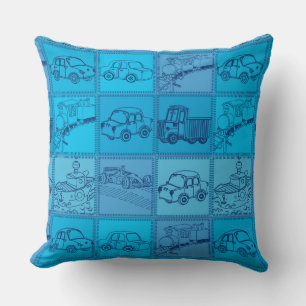 train and car cushion