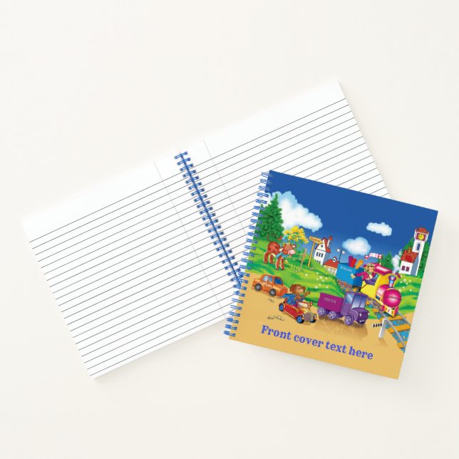 train and car notebook (Inside)
