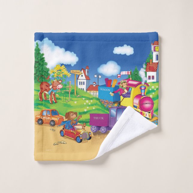 train and car wash cloth (Wash Cloth)