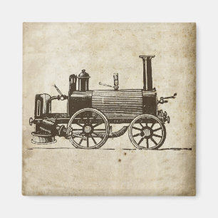 Train Antique Toy Steam Train Engine Magnet