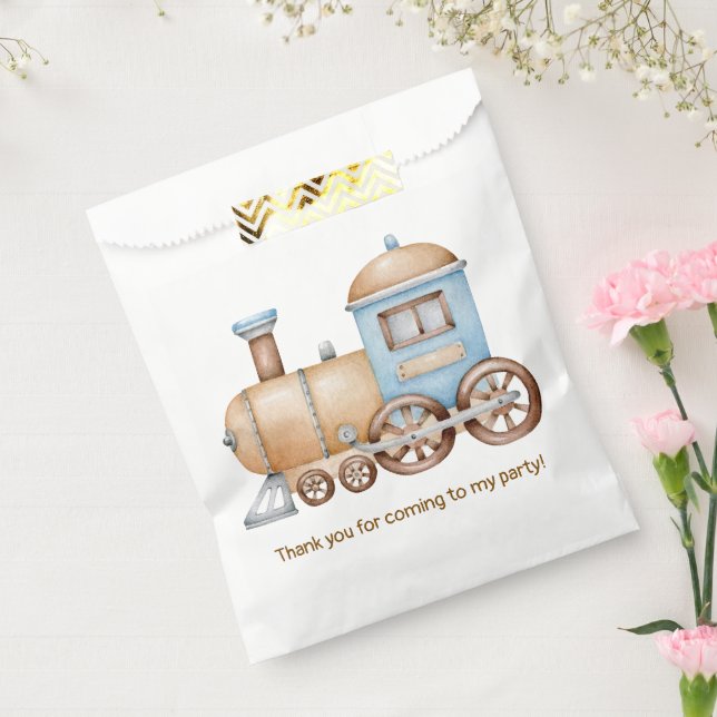 Train Birthday Party Baby Shower Favour Bags (Sealed)
