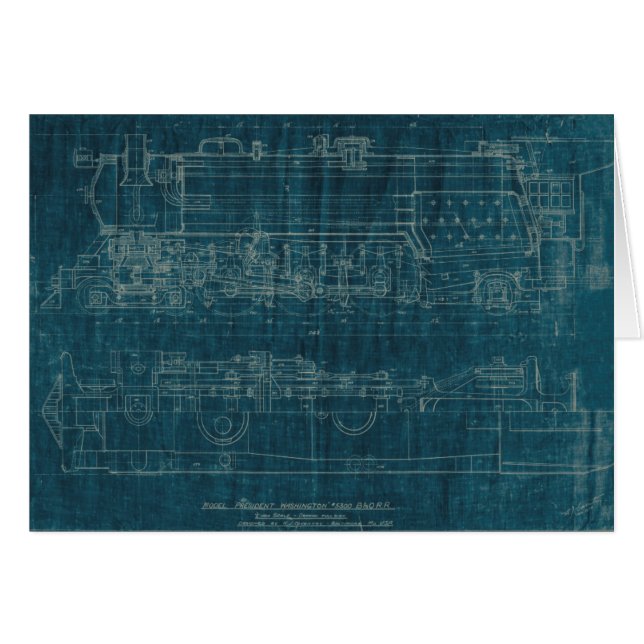 Train Blueprint I (Front Horizontal)