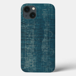 Train Blueprint I iPhone 13 Case