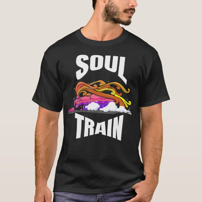 Train  Boogie Train shirt Groovy Disco Train (Front)