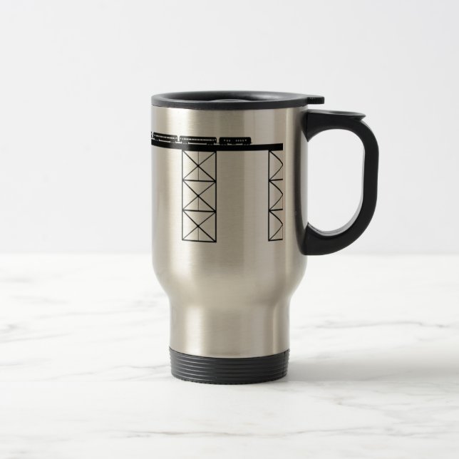 Train Bridge Travel Mug (Right)