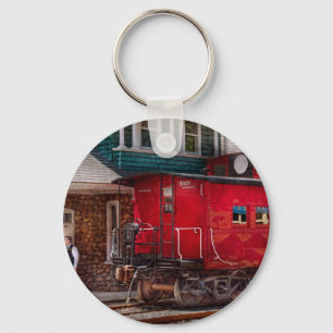 Train - Caboose - End of the line Key Ring