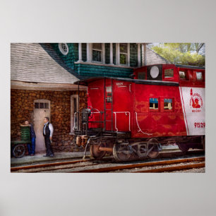 Train - Caboose - End of the line Poster