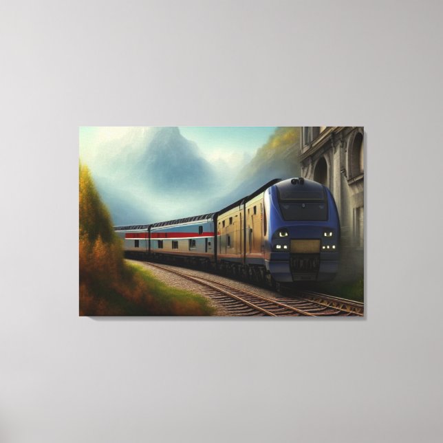  Train Canvas Print (Front)