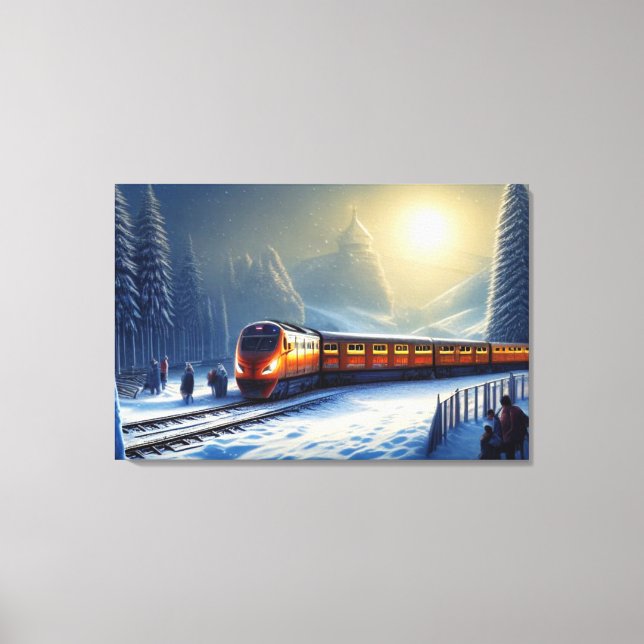 Train Canvas Print (Front)