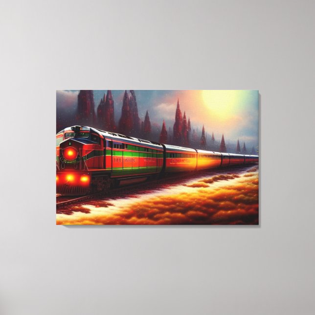 Train Canvas Print (Front)