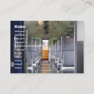 Train Carriage Thailand ... Southeast Asia Travel Business Card