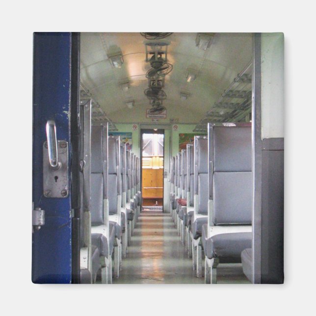 Train Carriage Thailand ... Southeast Asia Travel Magnet (Front)