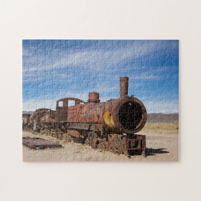 Train Cemetery - Uyuni, Bolivia Jigsaw Puzzle (Horizontal)